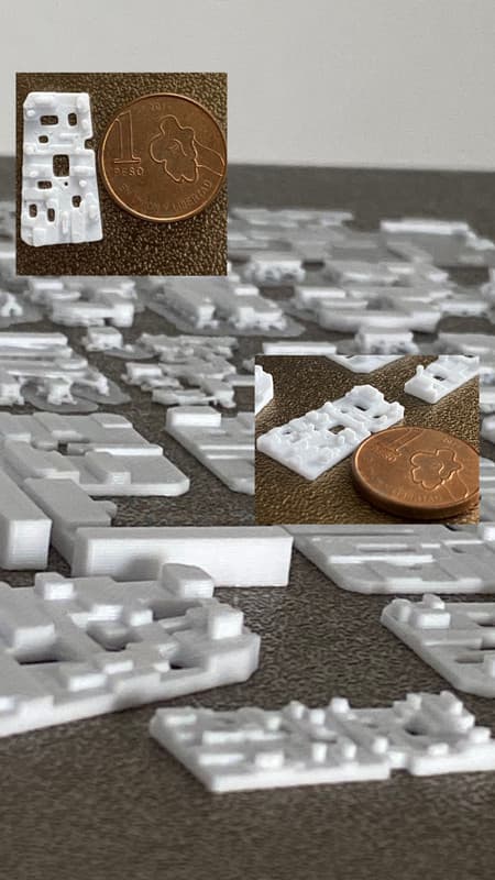 Maquetas en escalas 1.2000